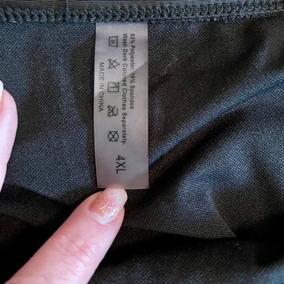 Swim Six String Brief Plus Size Black Bikini Bottom NWOT in Size 22 - Picture 6 of 12